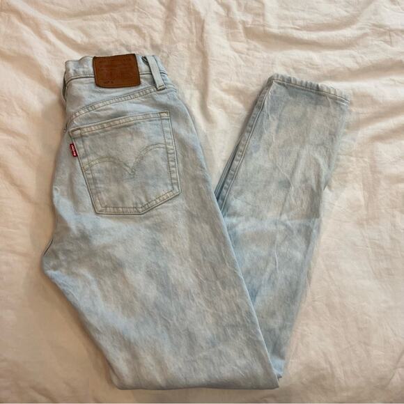 Levi's 501 Tip Of The Iceberg Skinny Jeans Size 26 x 30 - Picture 14 of 15